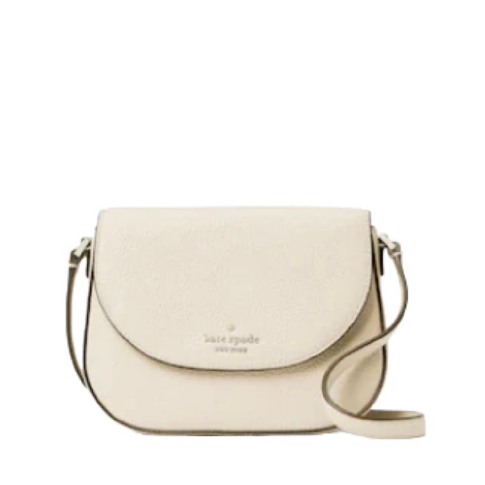 Kate Spade Leila Mini Flap Leather
Crossbody In Warm Beige